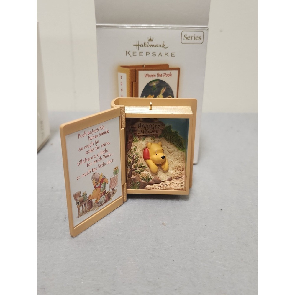 Lot Of 3 Hallmark Keepsake Pooh Bear Ornaments - Picture 4 of 10